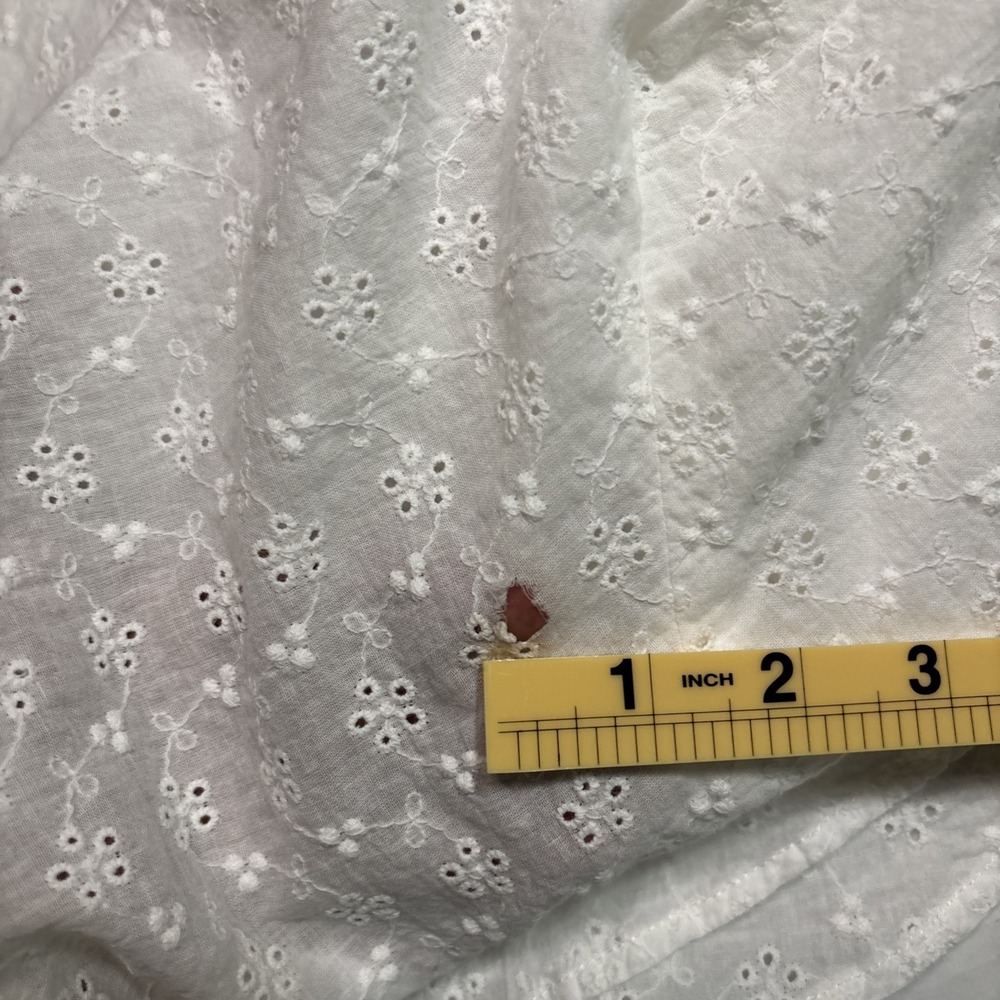 Princess Polly Flowerchild Halter Mini Dress White Eyelet Cotton US 2 NWT Flaw - Picture 10 of 14